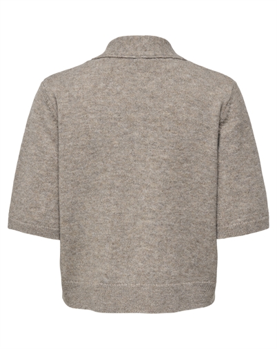 Only - ONLLana Scarf Detail Cardigan - Taupe Gray